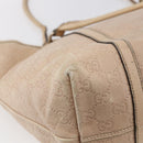 GUCCI GG Canvas Guccissima Tote Bag Leather Gold Beige pink 197953 Auth mr1583-12