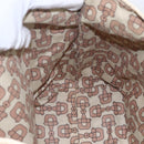 GUCCI GG Canvas Guccissima Tote Bag Leather Gold Beige pink 197953 Auth mr1583-15
