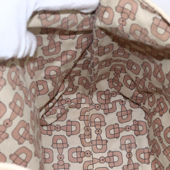 GUCCI GG Canvas Guccissima Tragetasche Leder Gold Beige Rosa 197953 Auth mr1583