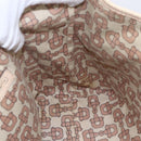 GUCCI GG Canvas Guccissima Tote Bag Leather Gold Beige pink 197953 Auth mr1583-16