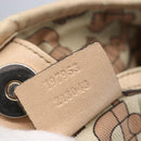 GUCCI GG Canvas Guccissima Tote Bag Leather Gold Beige pink 197953 Auth mr1583-18