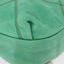 LOEWE Shoulder Bag Leather Green Auth mr1587-10