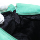 LOEWE Shoulder Bag Leather Green Auth mr1587-18