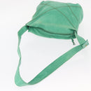 LOEWE Shoulder Bag Leather Green Auth mr1587-7