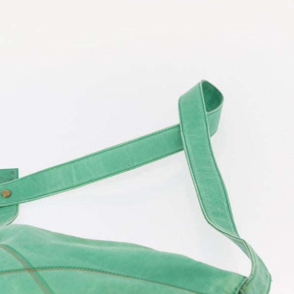 LOEWE Shoulder Bag Leather Green Auth mr1587