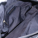 CHANEL New Travel Line Hand Bag Nylon Black Gold CC Auth mr1588-10