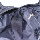 CHANEL New Travel Line Hand Bag Nylon Black Gold CC Auth mr1588-21