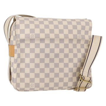 LOUIS VUITTON Damier Azur Naviglio Shoulder Bag N51189 LV Auth mr1589