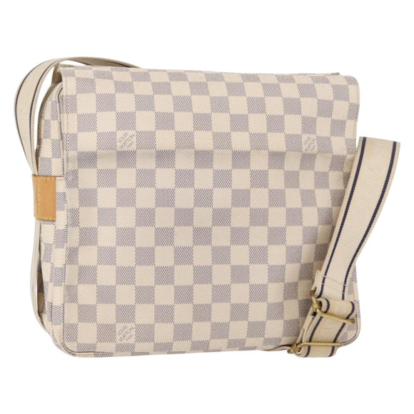 LOUIS VUITTON Damier Azur Naviglio Shoulder Bag N51189 LV Auth mr1589