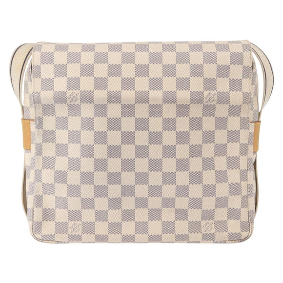 LOUIS VUITTON Damier Azur Naviglio Shoulder Bag N51189 LV Auth mr1589