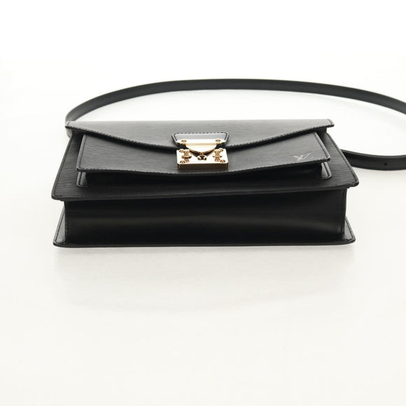 LOUIS VUITTON Epi Monceau 28 Hand Bag Black M52122 LV Auth mr1592V