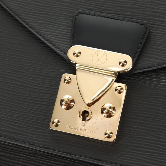 LOUIS VUITTON Epi Monceau 28 Hand Bag Black M52122 LV Auth mr1592A