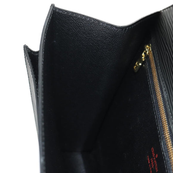 LOUIS VUITTON Epi Monceau 28 Hand Bag Black M52122 LV Auth mr1592A