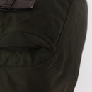 PRADA Shoulder Bag Nylon Khaki Silver Auth mr1593-10