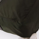 PRADA Shoulder Bag Nylon Khaki Silver Auth mr1593-12