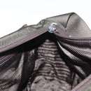 PRADA Shoulder Bag Nylon Khaki Silver Auth mr1593-23