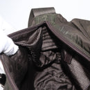 PRADA Shoulder Bag Nylon Khaki Silver Auth mr1593-24