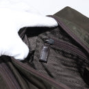 PRADA Shoulder Bag Nylon Khaki Silver Auth mr1593-25