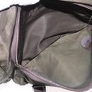 PRADA Shoulder Bag Nylon Khaki Silver Auth mr1593-27