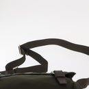 PRADA Shoulder Bag Nylon Khaki Silver Auth mr1593-8