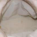 CHANEL New Travel Line Tote Bag Nylon Beige Gold CC Auth mr1594-17