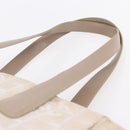 CHANEL New Travel Line Tote Bag Nylon Beige Gold CC Auth mr1594-8