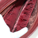 CARTIER Must Line Clutch Bag Leather 2 Set Bordeaux Auth mr1596-15