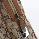 GUCCI GG Canvas Web Sherry Line special edition Hand Bag Beige Gold Auth mr1598-14