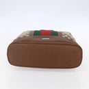 GUCCI GG Canvas Web Sherry Line special edition Hand Bag Beige Gold Auth mr1598-9