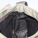 PRADA Shoulder Bag Nylon Khaki Silver Auth mr1600-24