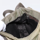 PRADA Shoulder Bag Nylon Khaki Silver Auth mr1600-25