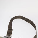 PRADA Shoulder Bag Nylon Khaki Silver Auth mr1600-14