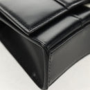 BALENCIAGA Adidas collaboration Chain Bag Leather Black 656050 Auth mr1601M-8