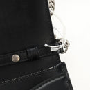 BALENCIAGA Adidas collaboration Chain Bag Leather Black 656050 Auth mr1601M-20