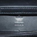 BALENCIAGA Adidas collaboration Chain Bag Leather Black 656050 Auth mr1601M-22