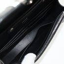 BALENCIAGA Adidas collaboration Chain Bag Leather Black 656050 Auth mr1601M-10