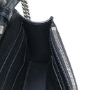 BALENCIAGA Adidas collaboration Chain Bag Leather Black 656050 Auth mr1601M-23