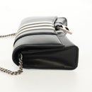 BALENCIAGA Adidas collaboration Chain Bag Leather Black 656050 Auth mr1601M-3