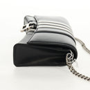 BALENCIAGA Adidas collaboration Chain Bag Leather Black 656050 Auth mr1601M-4