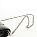 BALENCIAGA Adidas collaboration Chain Bag Leather Black 656050 Auth mr1601M-14