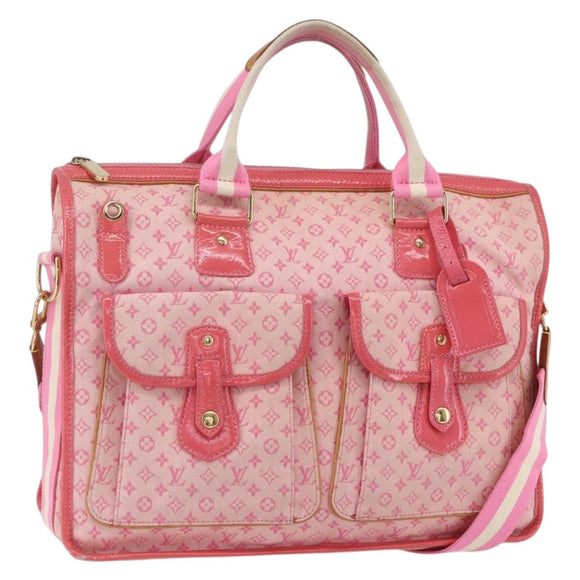 LOUIS VUITTON Monogram Mini Sac Marie Kate 48h Bag Pink M92932 LV Auth mr1603