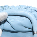 BOTTEGA VENETA INTRECCIATO Mini The Pouch Leather Light Blue Auth mr1604-17