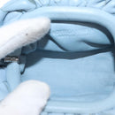 BOTTEGA VENETA INTRECCIATO Mini The Pouch Leather Light Blue Auth mr1604-10