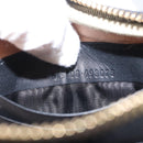 GUCCI Sherry Line Waist Bag Suede Enamel Navy gold 519308 Auth mr1606-22