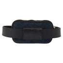 GUCCI Sherry Line Waist Bag Suede Enamel Navy gold 519308 Auth mr1606-3