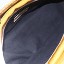 CHANEL Chain Shoulder Bag Patent leather Yellow Silver CC Auth mr1607-17