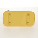 LOUIS VUITTON Monogram Vernis Alma PM Bag Yellow Citrin M90101 LV Auth mr1608A-5