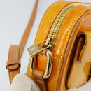 LOUIS VUITTON Monogram Vernis Christy MM Shoulder Bag Jaune M91108 Auth mr1610-10