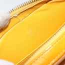 LOUIS VUITTON Monogram Vernis Christy MM Shoulder Bag Jaune M91108 Auth mr1610-18