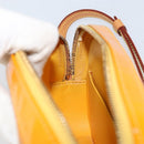 LOUIS VUITTON Monogram Vernis Christy MM Shoulder Bag Jaune M91108 Auth mr1610-20